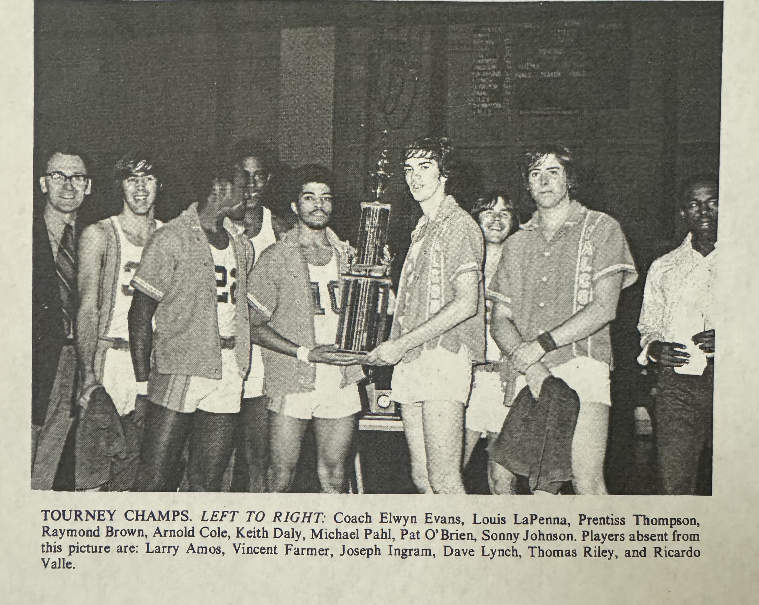 Keith Daly with Team