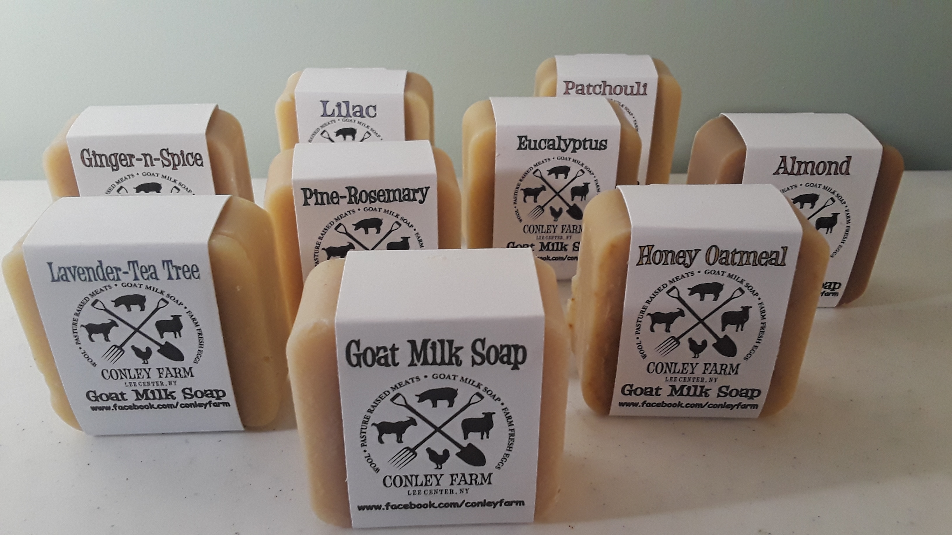 Conley Farm 9 bars soap
